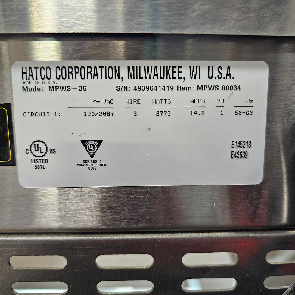 Thumbnail: Hatco MPWS-36 Fry Dump Station