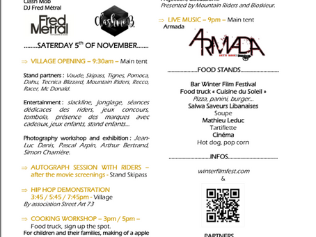 Winter Film Festival 2016 Program of Events