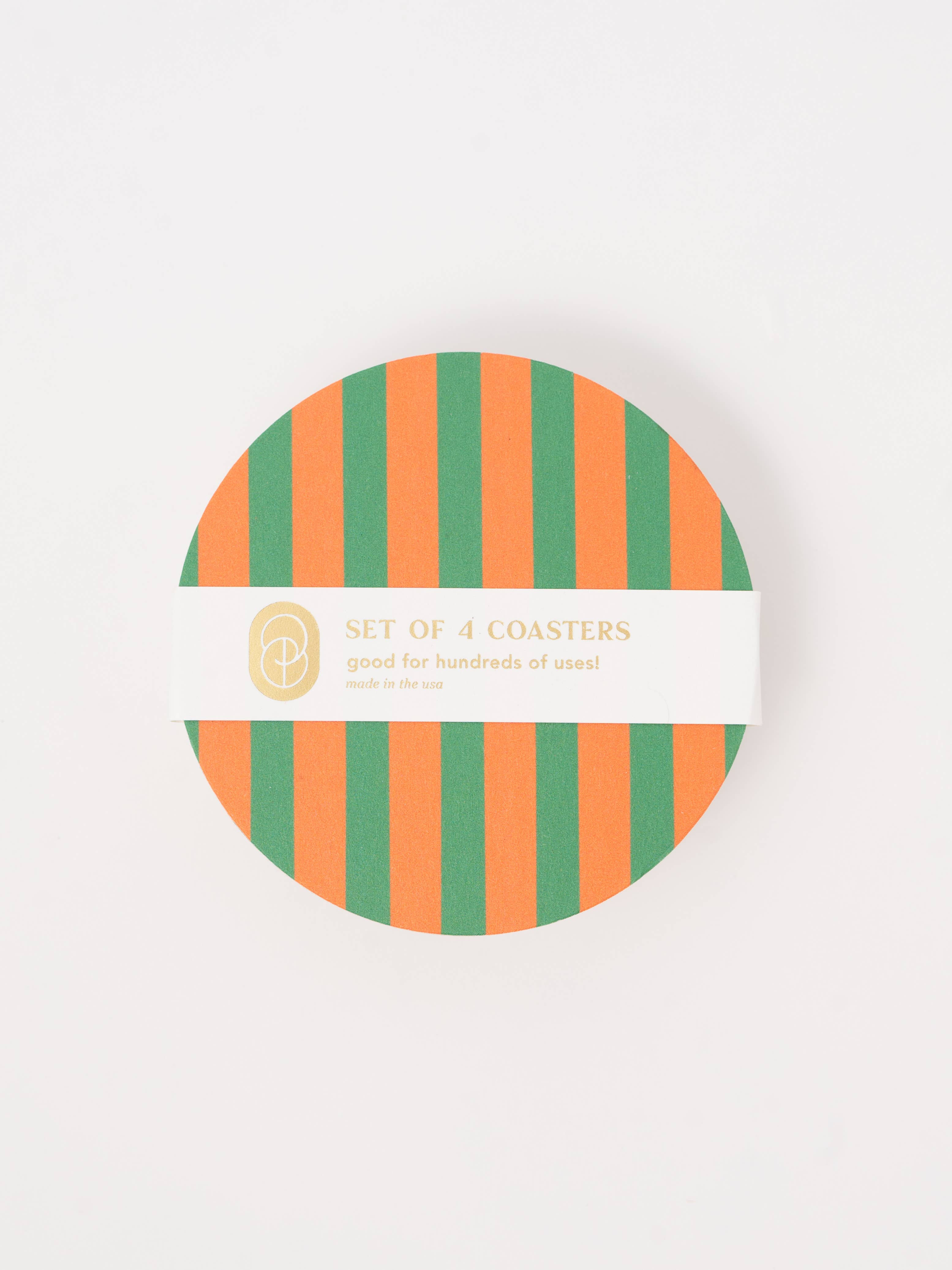 Patterned Coaster - Set of 4