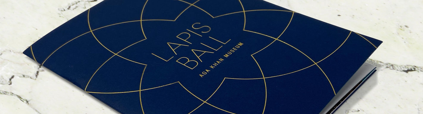 Graphic design for the Lapis Ball 2019.