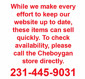 Bernard Building Center Clearance - Cheboygan Store
