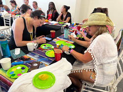 Crafts and fun at CE Retreats for Therapists in Vacation Destinations
