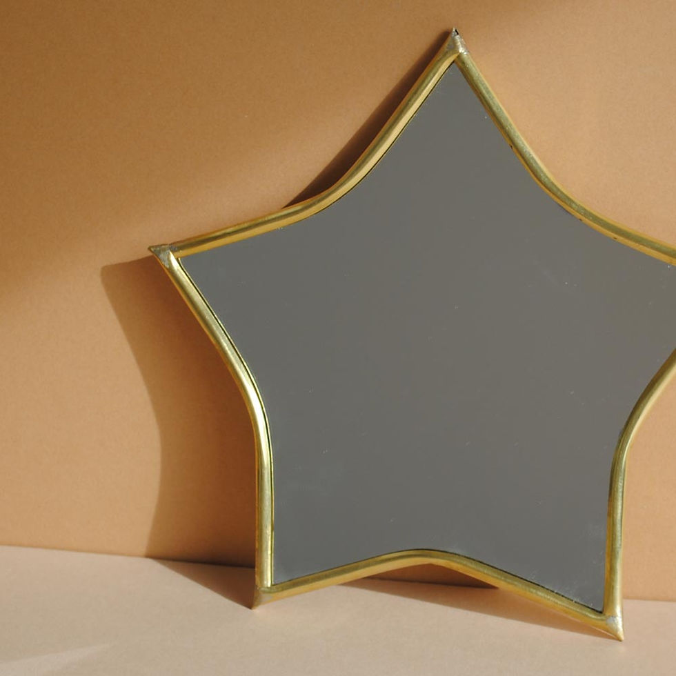Thumbnail: Moroccan Gold Star Mirrors