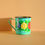 Thumbnail: Enamel Floral Mug - Mint