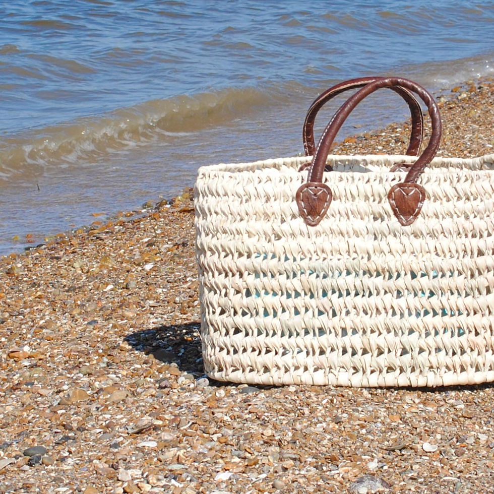 Thumbnail: Fes Shopper Basket Bag - Small