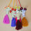 Thumbnail: Mexican White Cactus Tassel Bag Charm