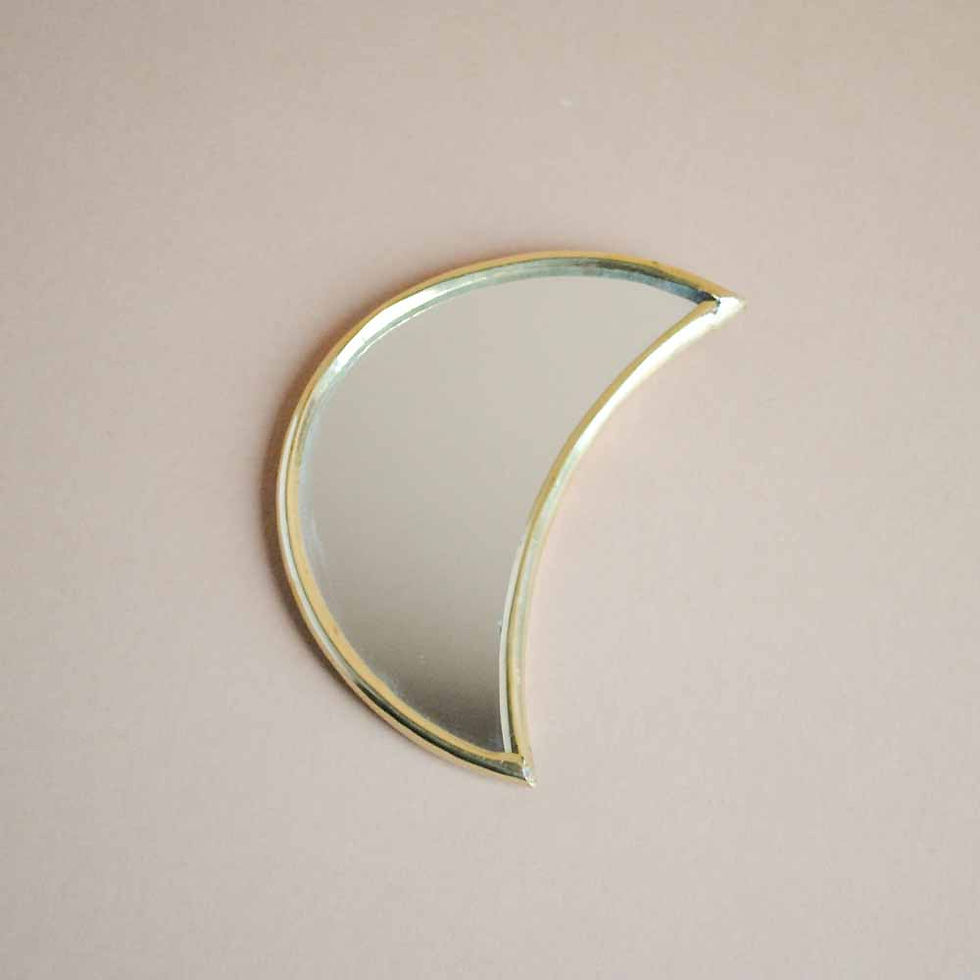 Thumbnail: Moroccan Golden Moon Mirrors