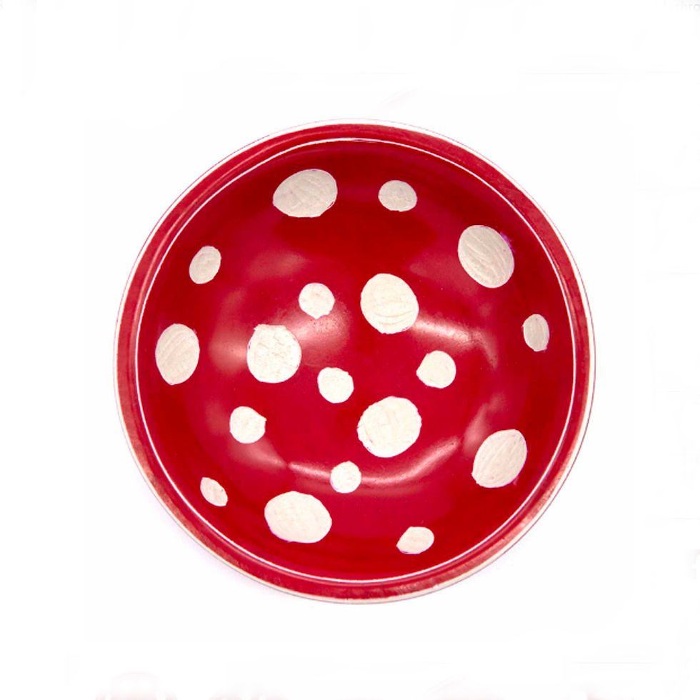 Thumbnail: Kenyan Soapstone Trinket Bowl - Mushroom