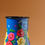 Thumbnail: Enamel Floral Vase - Navy