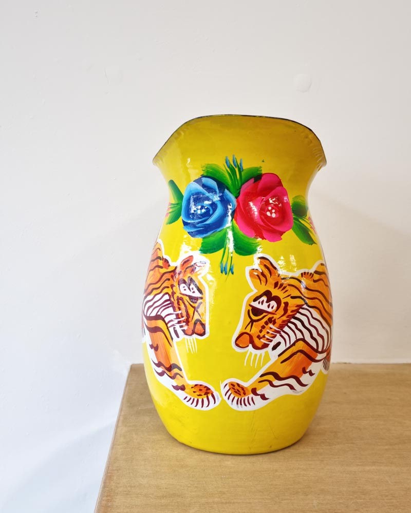 Thumbnail: Enamel Tiger Jug - Yellow