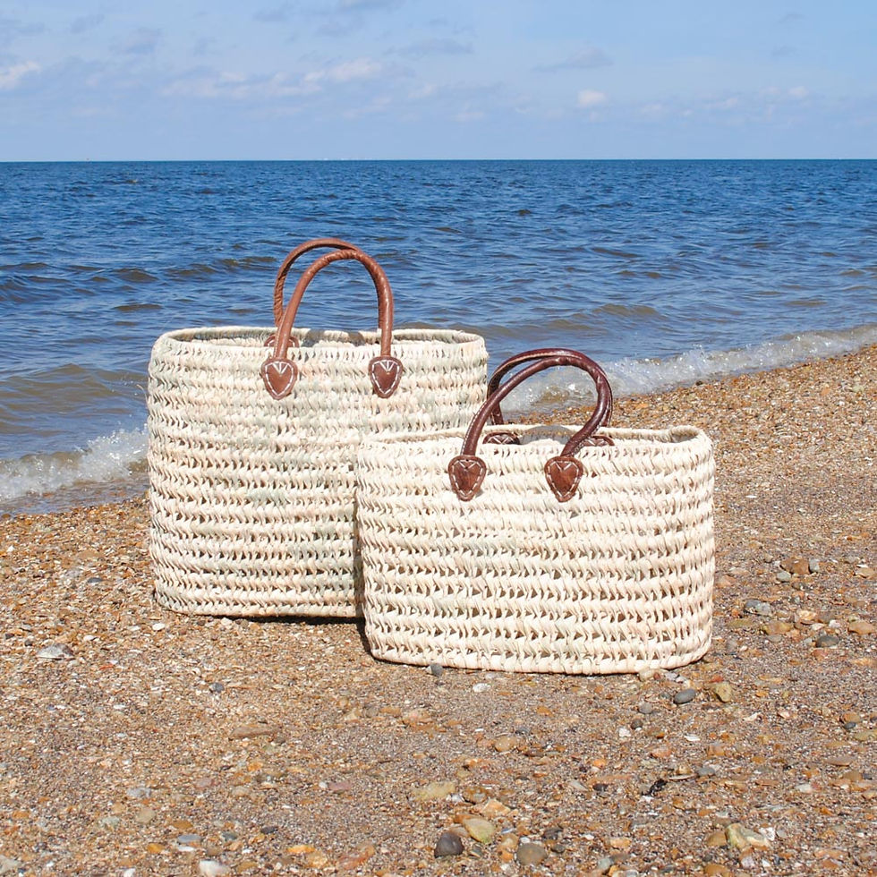 Thumbnail: Fes Shopper Basket Bag - Large