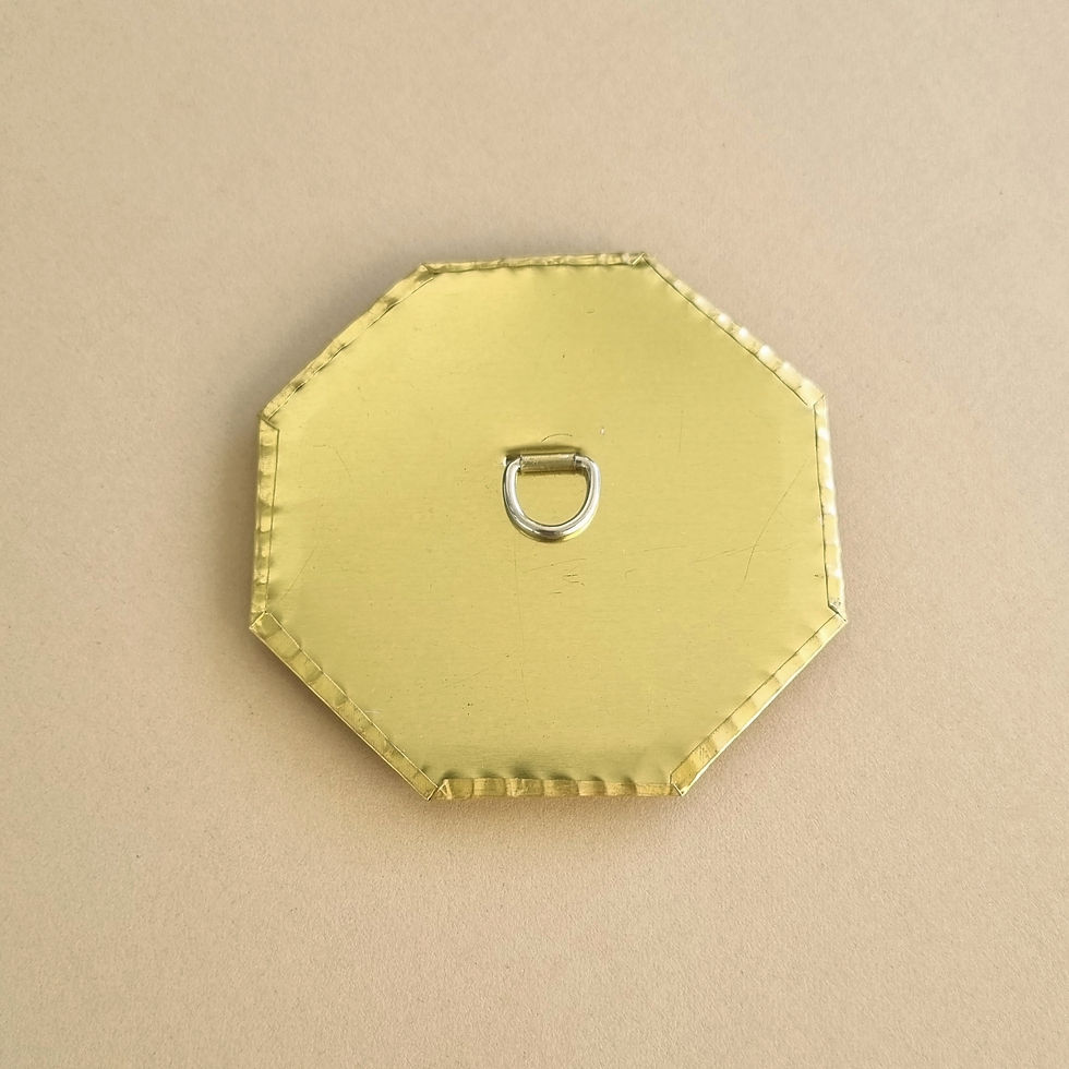 Thumbnail: Small Moroccan Gold Mirror