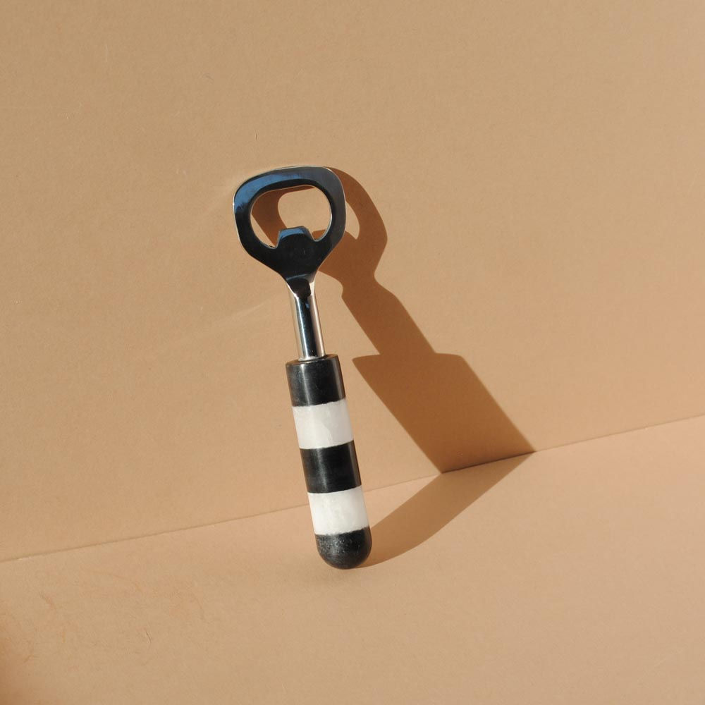 Striped Marble Bottle Opener