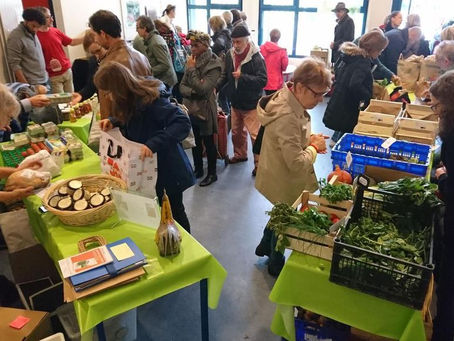 1er marché bio réussi !