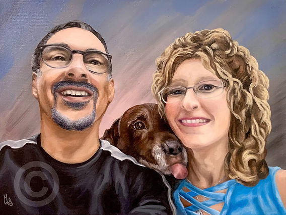 kisses for cheryl Fine Art Painting By Mary E Smits