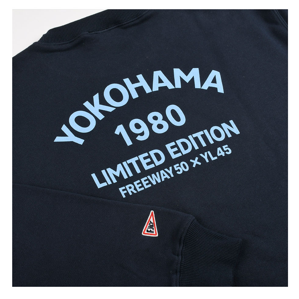 サムネイル： YOKOHAMA FREEWAY428 CLASSIC SWEAT(LUMINE 45Th ver.)