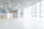 Blurred office hallway