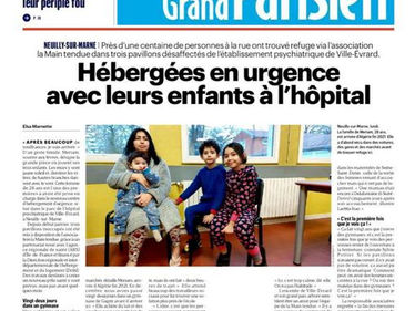 L’association « La Main Tendue » dans Le Grand Parisien, BRUT, Ouest France et Actu Seine St-Denis