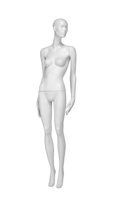 Standing mannequin looking left
