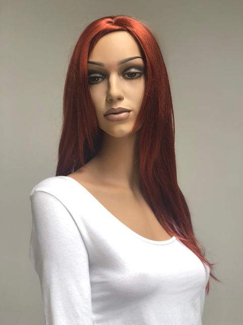 Red wig for mannequins