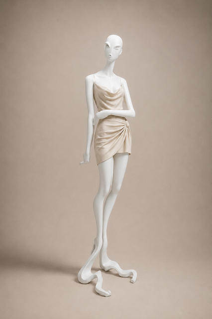 Female window display
