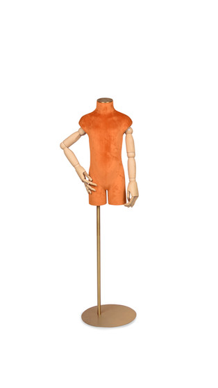 buste enfant recouvert de tissu 4 ans