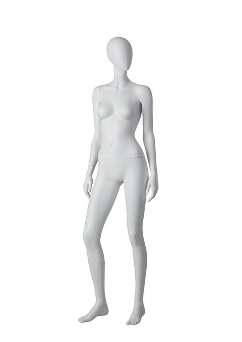 Abstract mannequin on flat feet and elegant pose