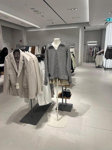 Men displays for men clothing