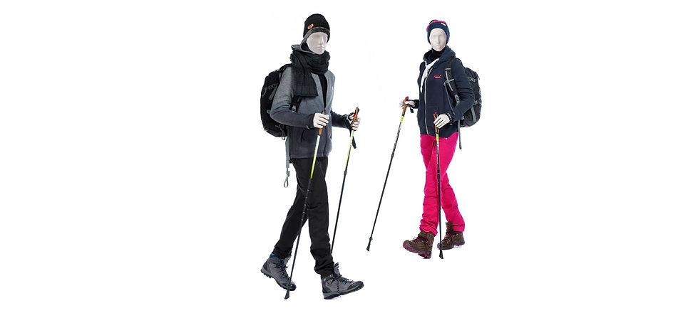 Sport dames en heren figuren