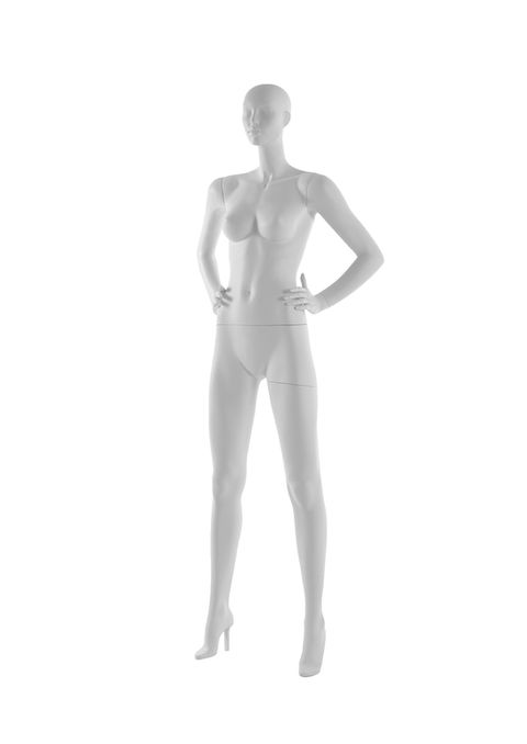 Female mannequin with high heels