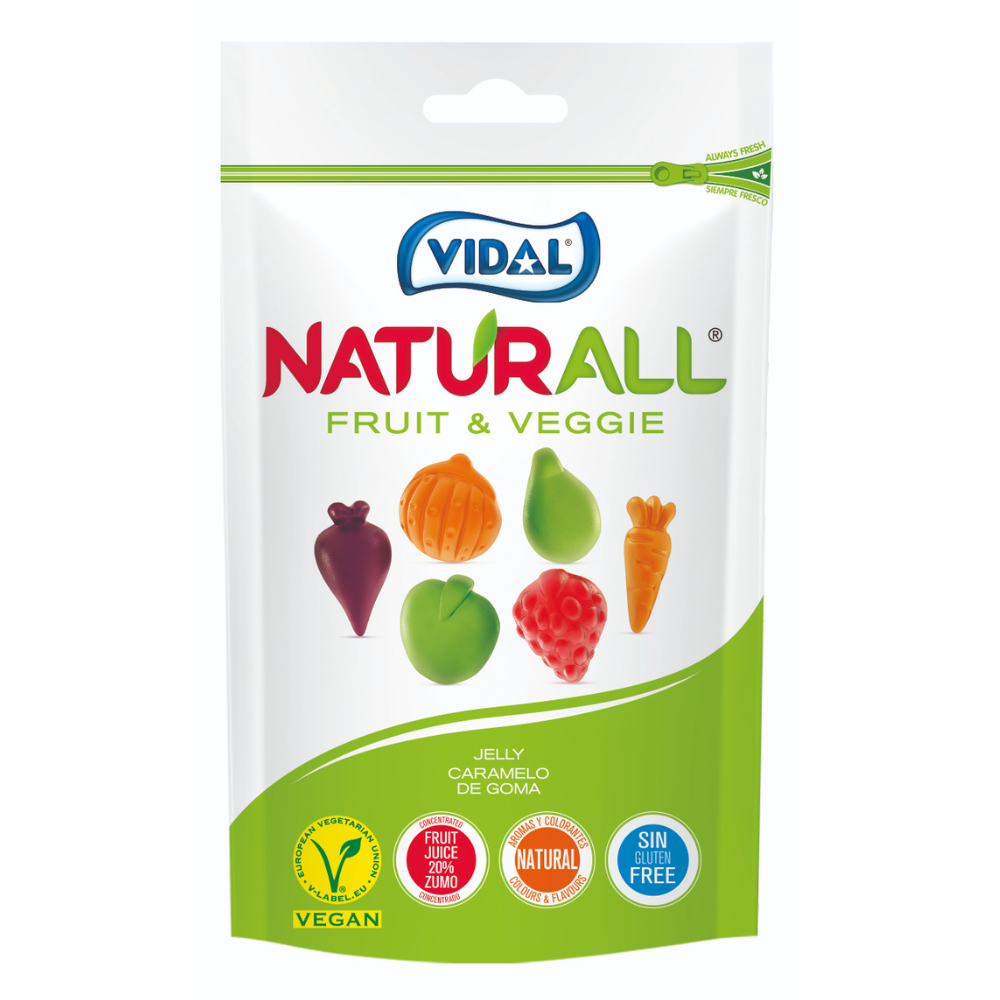 Vidal Naturall Fruit & Veggie Mix