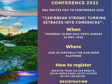 Registration is open for the District 81 Conference 2022!