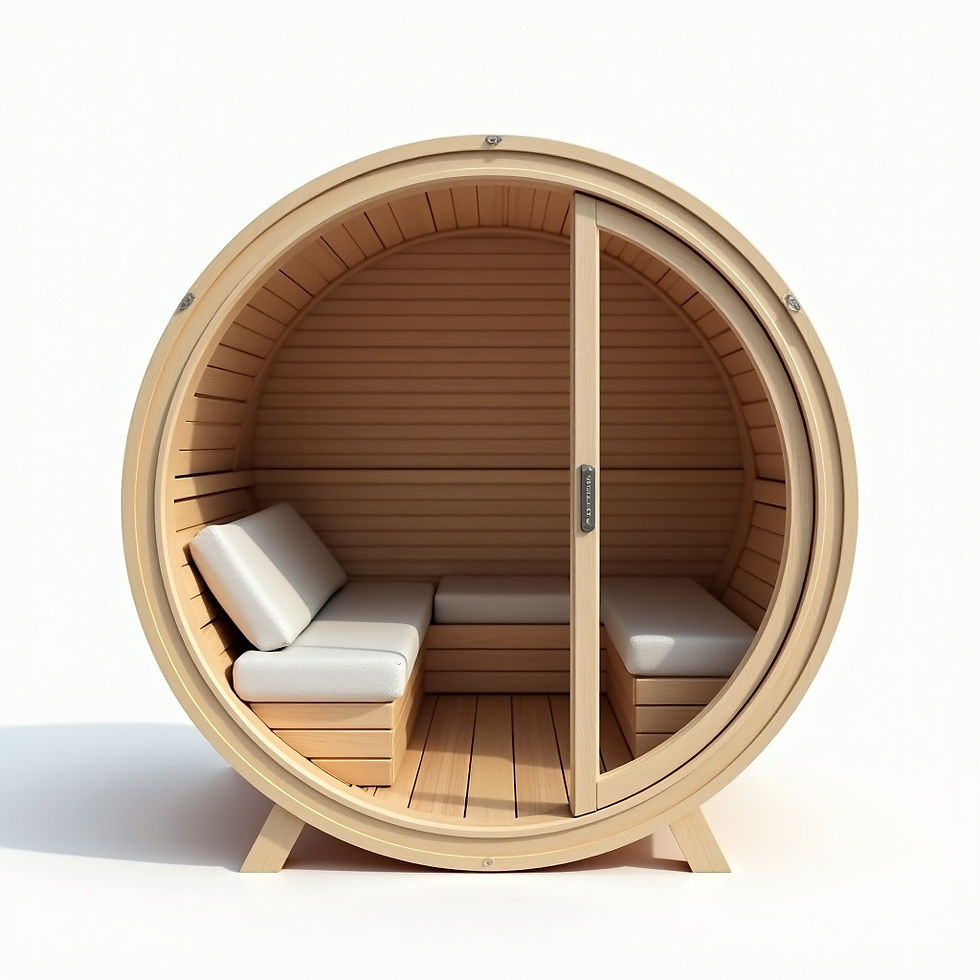Outdoor Sauna Pod
