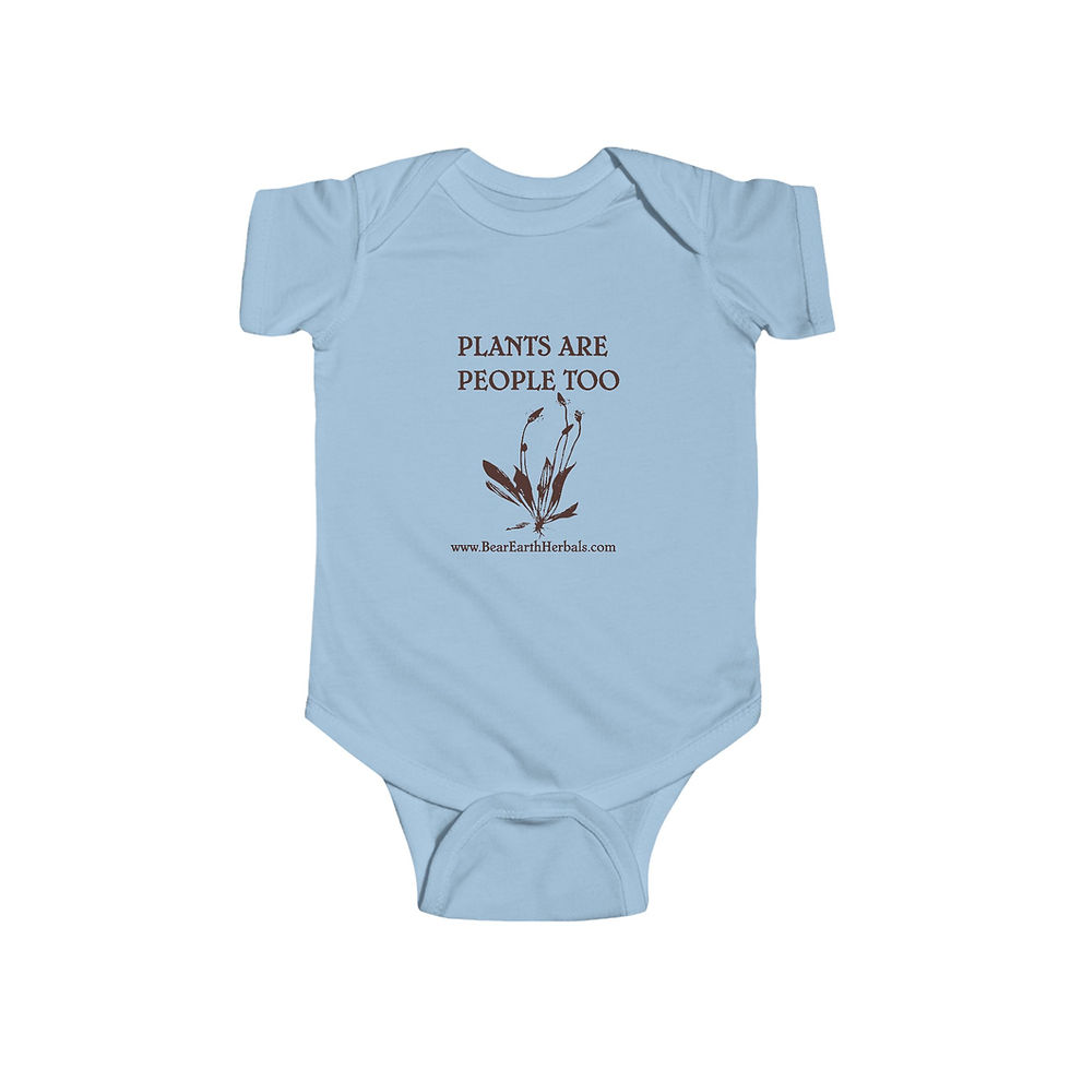 Thumbnail: Plants are People Too Infant Cotton Onesie