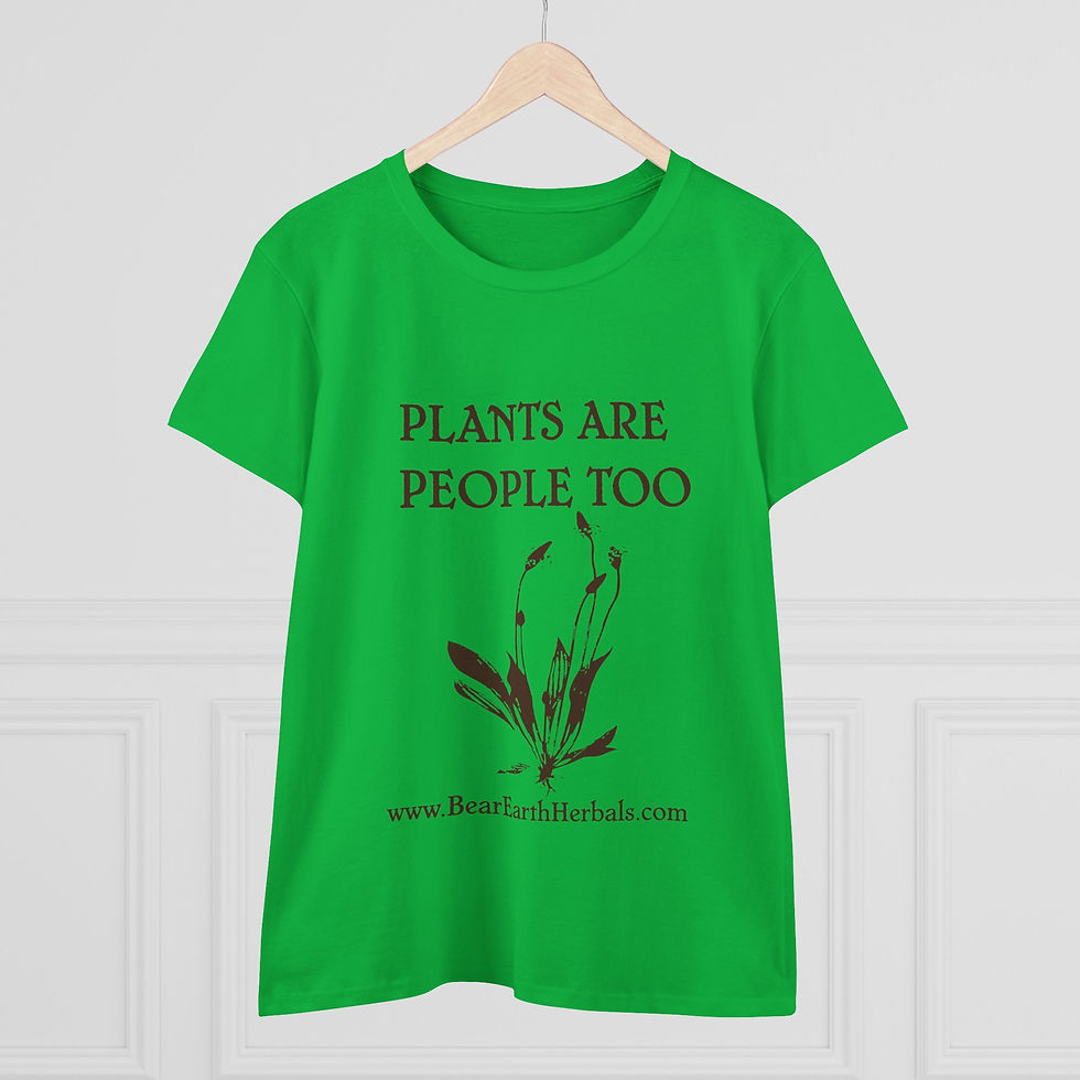 Thumbnail: Plants Are People Too Cotton Tee, Eco-Friendly T-Shirt for Nature Lovers