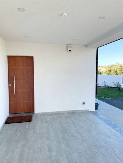 Porta blindada painel cerejeira