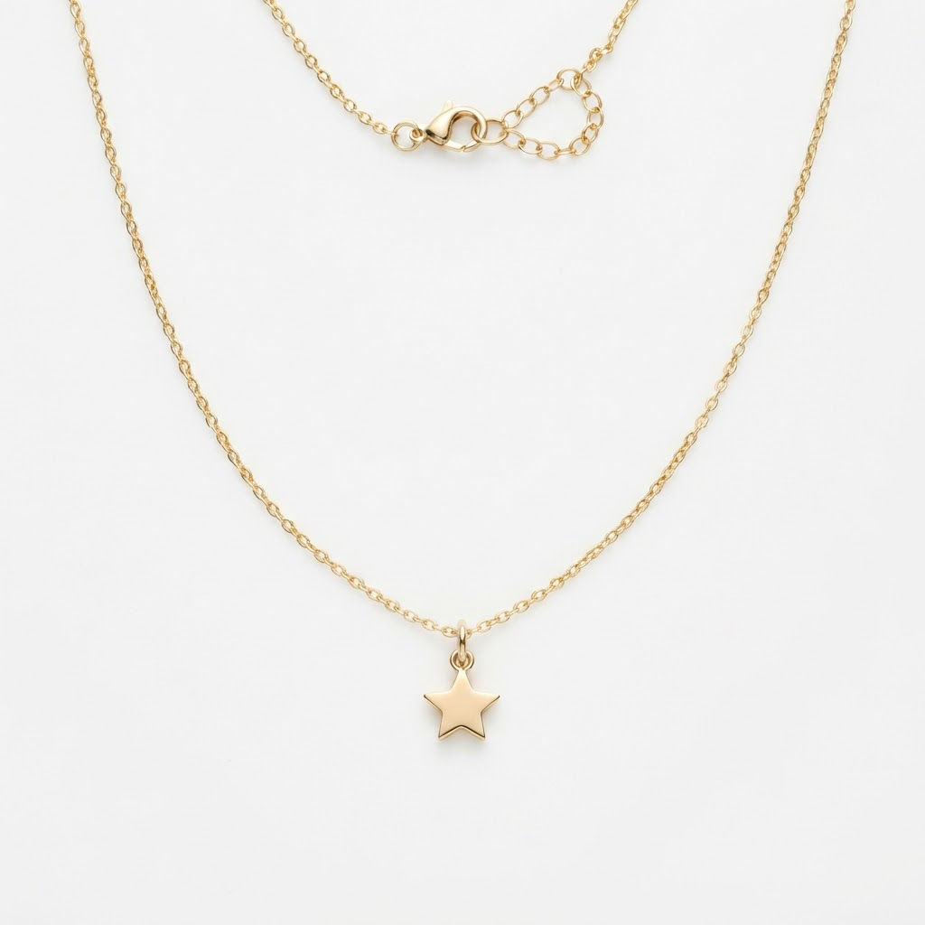 Gold Star Pendant Necklace