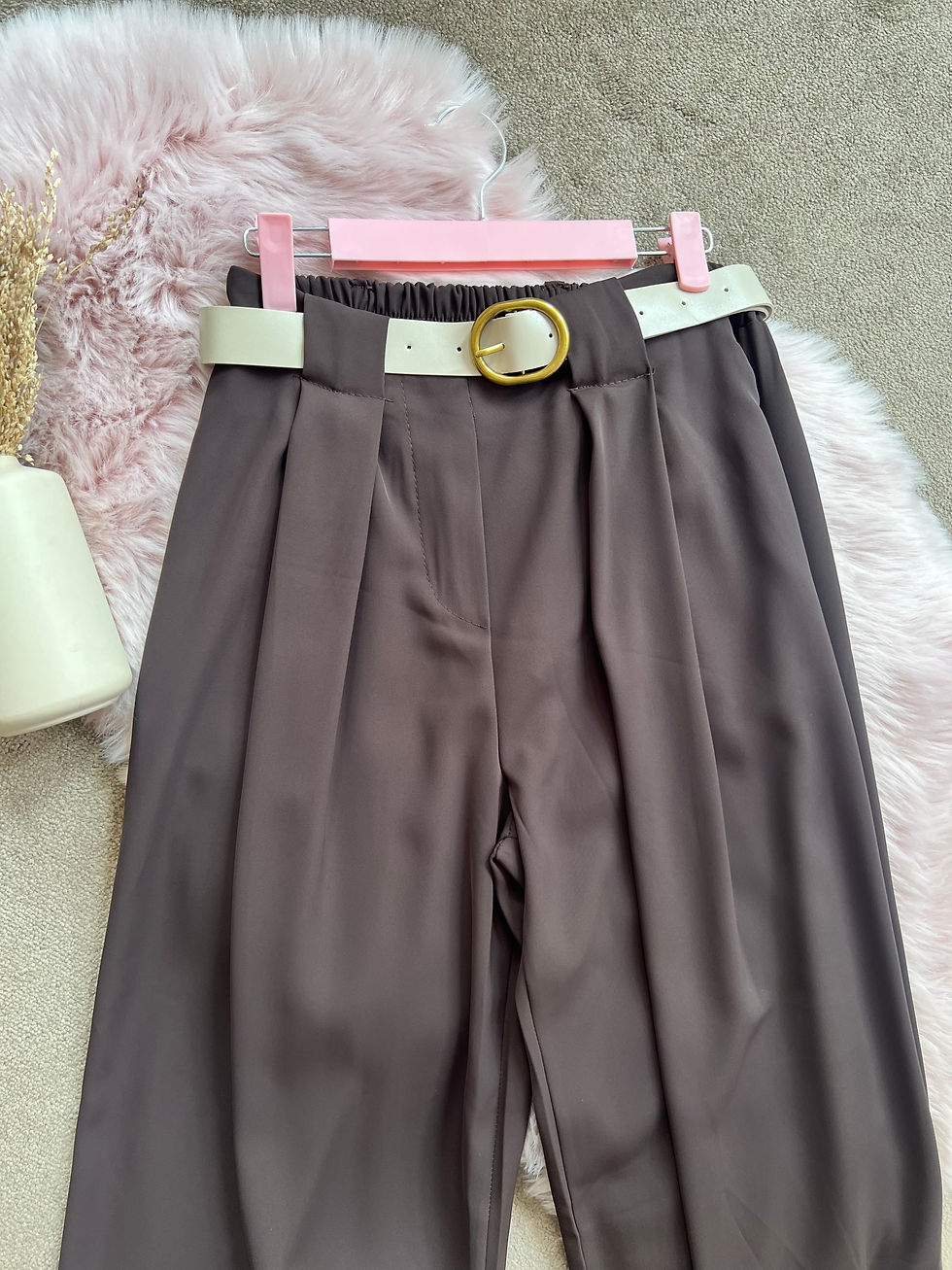 Thumbnail: Chocolate wide leg pants 