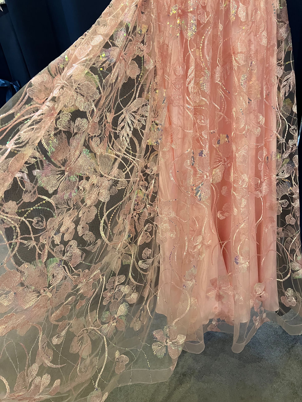 Thumbnail: Nox Anabel T1332 size 4 blush pink prom dress  