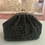 Thumbnail: Black diamante purse clutch bag 