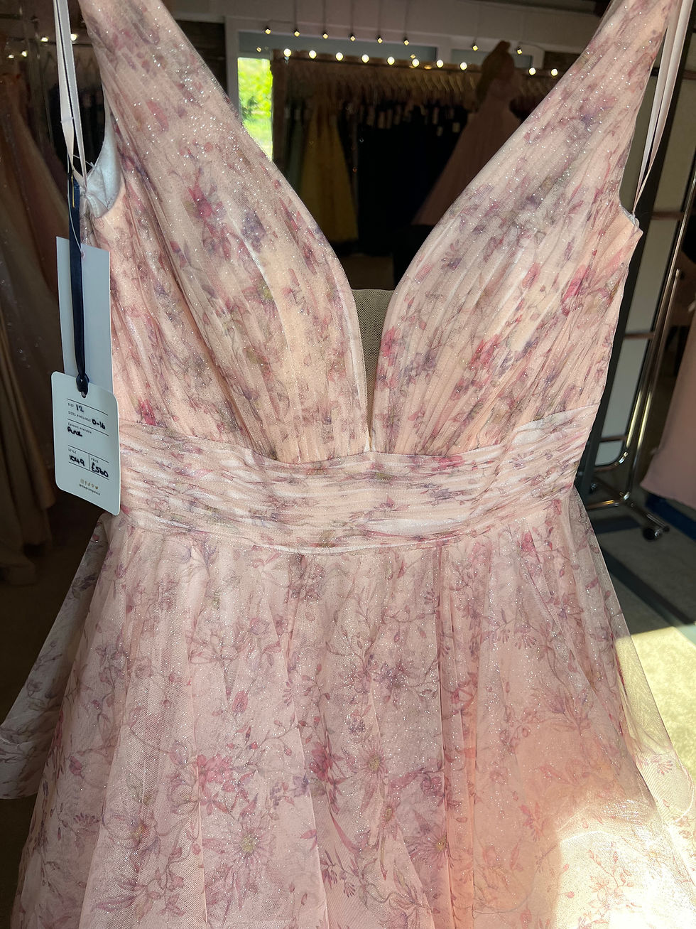 Thumbnail: 1049 Blush size 12 prom dress