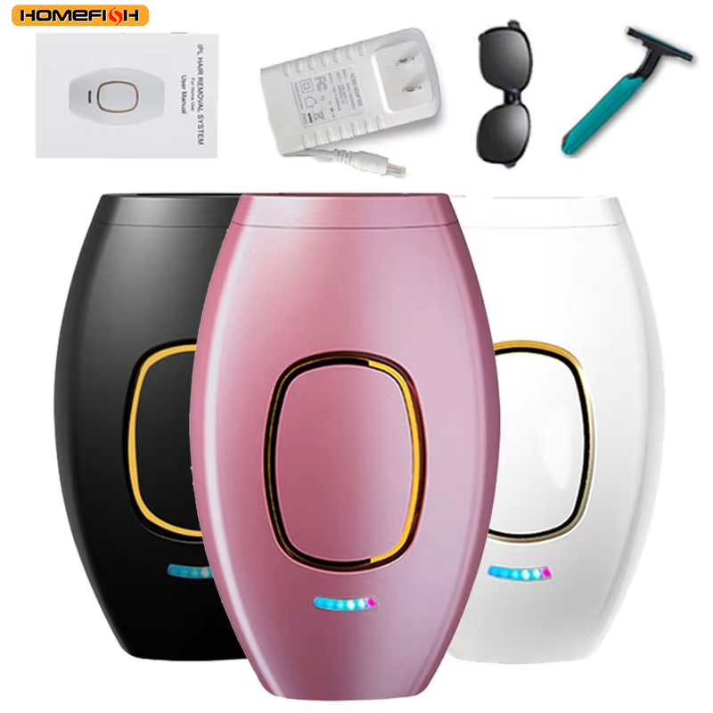 HOMEFISH Body Bikini IPL 500,000 Flash Depilator Pulses Permanent Laser Epilator