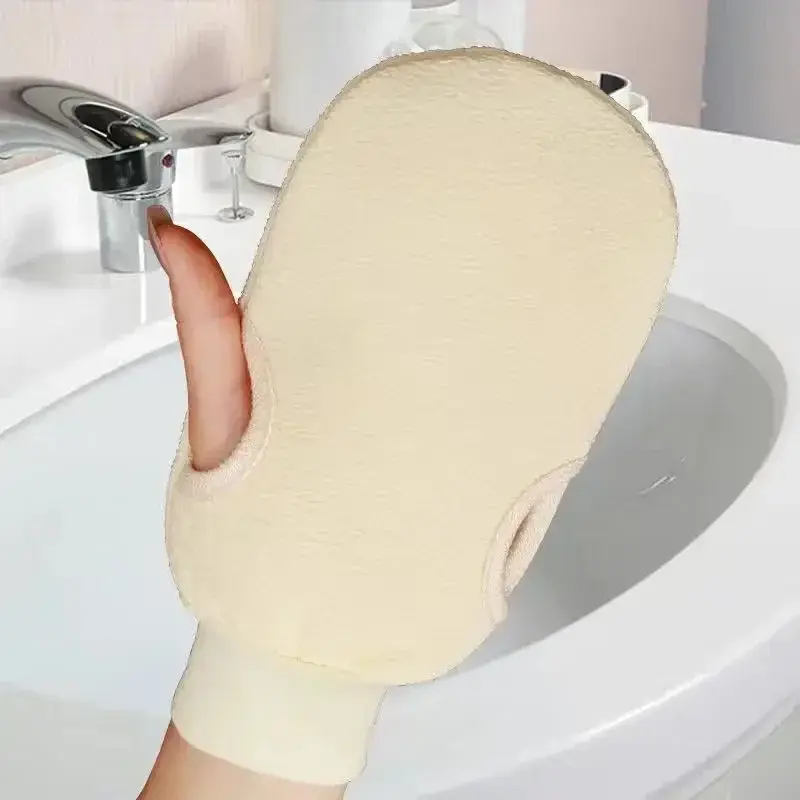 Thumbnail: Exfoliating Gloves Dead Skin Bath Shower Spa Massage Body Bath Towel