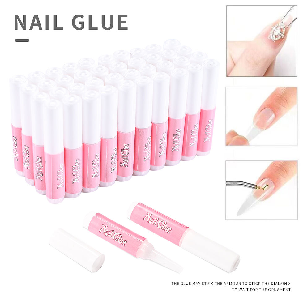 Thumbnail: 10/100Pcs Super Strong Nail Glue for Acrylic Nails Press On Nails Profession Nai