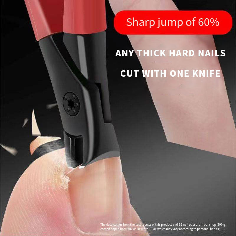 Thumbnail: Large Opening Nail Clippers Gray Nail Trimmer Thick Nails for the Elderly Indivi