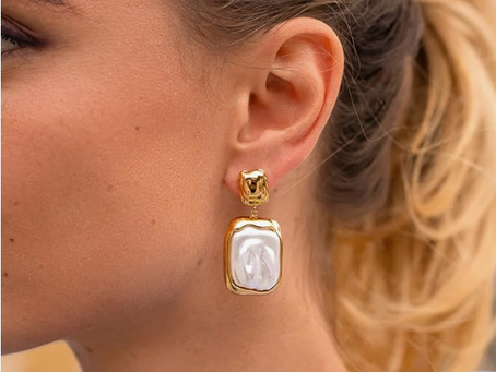 Baroque Earrings with Pearls