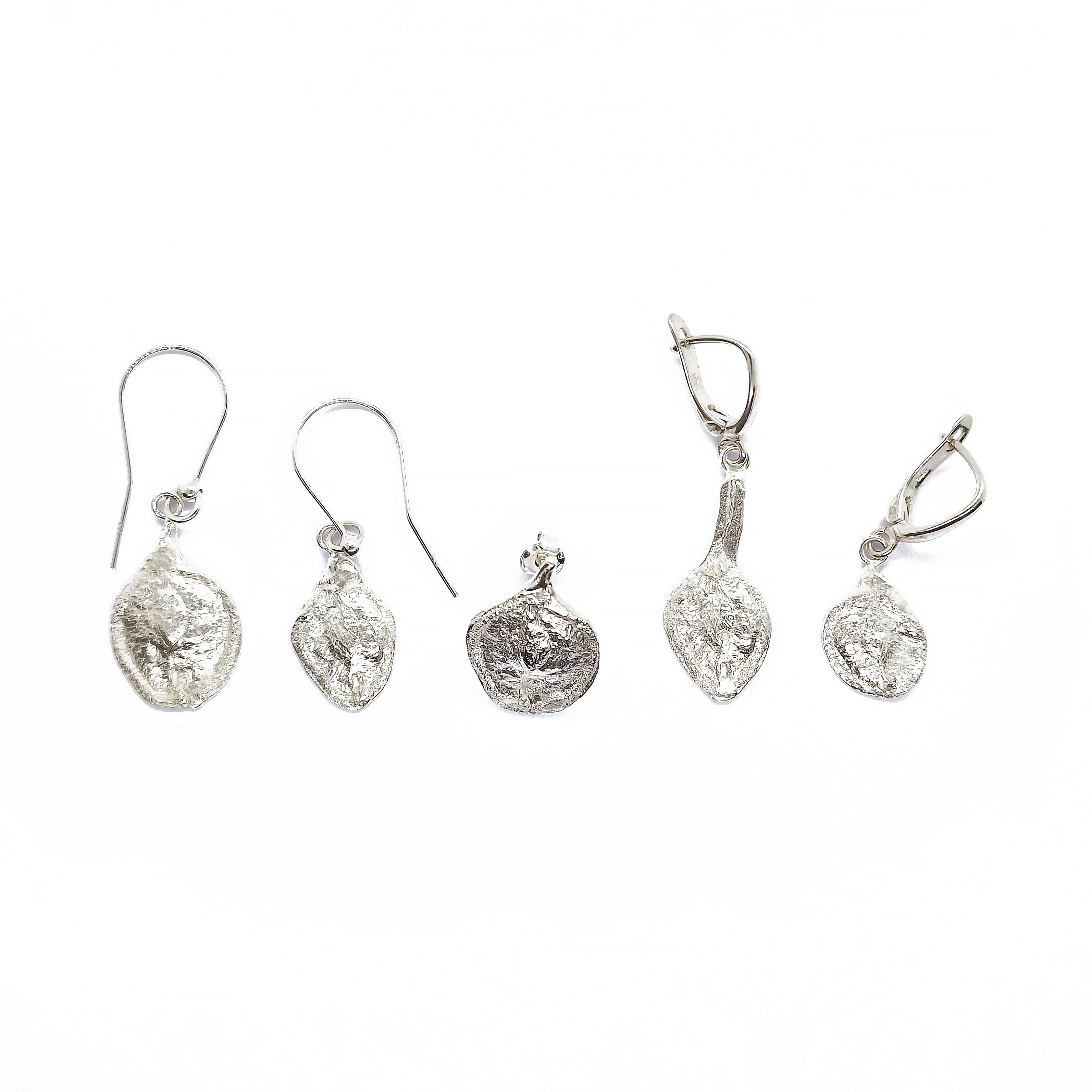 Silver Coin Earrings