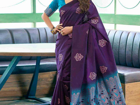 Banarasi Soft Silk Saree with Unstitched Blouse – Elegant Traditional Wear for Every Occasion