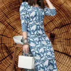 cotton printed kurtifor women