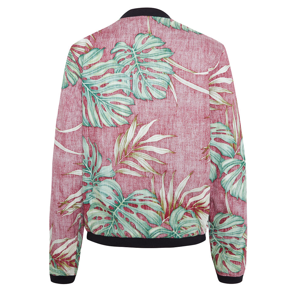 Miniaturbild: SALE Reversible Womens ALOHA Jacket red Hawaiian Print
